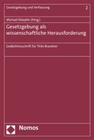 Michae Kloepfer, Michael Kloepfer - Gesetzgebung als wissenschaftliche Herausforderung