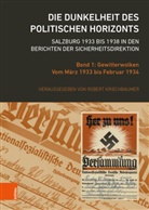 Rober Kriechbaumer, Robert Kriechbaumer - Die Dunkelheit des politischen Horizonts. Salzburg 1933 bis 1938 in den Berichten der Sicherheitsdirektion. Bd.1