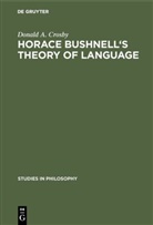 Donald A Crosby, Donald A. Crosby - Horace Bushnell's theory of language