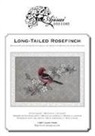 Valentina Sardu - Long-tailed Rosefinch. Cross stitch and blackwork design. Ediz. italiana, inglese e francese