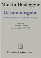 Martin Heidegger, Pete Trawny, Peter Trawny - Gesamtausgabe - 99: Vier Hefte I und II