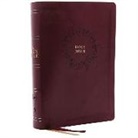 Thomas Nelson, Thomas Nelson - Kjv, Open Bible, Leathersoft, Burgundy, Indexed, Red Letter Edition,