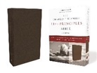 Thomas Nelson, Thomas Nelson, Charles F. Stanley - The NKJV, Charles F. Stanley Life Principles Bible, 2nd Edition, Genuine Leather, Brown, Comfort Print