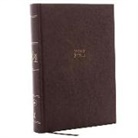 Thomas Nelson, Thomas Nelson - Kjv, Open Bible, Hardcover, Brown, Red Letter Edition, Comfort Print