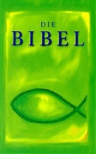 Bibelausgaben: Die Bibel,  Elberfelder Übersetzung, alte Rechtschreibung, Taschenausgabe, Fisch grün (Nr.25807)