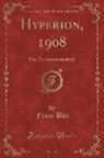 Franz Blei - Hyperion, 1908, Vol. 3
