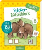Peikert, Marlit Peikert - Sticker-Rätselblock Tierkinder