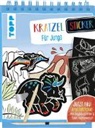 frechverlag, frechverlag, frechverlag - Kratzel-Sticker für Jungs, m. Holz-Kratzstift