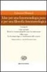 Edmund Husserl, V. Costa - Husserl, E: Idee per una fenomenologia pura e per una filoso