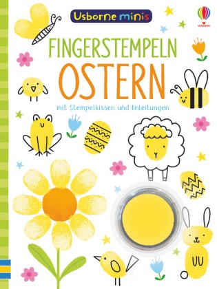 Sam Smith, Jenny Addison - Usborne Minis - Fingerstempeln: Ostern - mit Stempelkissen und Anleitungen