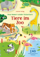Holly Bathie, Gareth Lucas - Mein Immer-wieder-Stickerbuch: Tiere im Zoo
