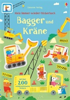 Hannah Watson, Joaquin Camp - Mein Immer-wieder-Stickerbuch: Bagger und Kräne