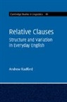 Andrew Radford, Andrew (University of Essex) Radford, Radford Andrew - Relative Clauses