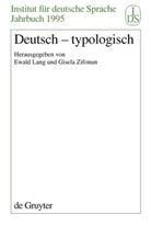 Ewal Lang, Ewald Lang, Zifonun, Zifonun, Gisela Zifonun - Deutsch - Typologisch