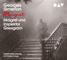 Georges Simenon, Walter Kreye - Maigret und Inspektor Griesgram, 1 Audio-CD (Hörbuch)