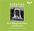 Georges Simenon, Gerd Wameling, Georges Simenon, Gerd Wameling - Der Bürgermeister von Furnes, 5 Audio-CDs (Audio book)