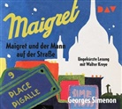 Georges Simenon, Walter Kreye - Maigret und der Mann auf der Straße, 2 Audio-CDs (Hörbuch)