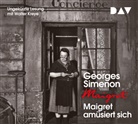 Georges Simenon, Wolfgang Stockmann, Walter Kreye - Maigret amüsiert sich, 4 Audio-CDs (Livre audio)