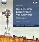 Mark Twain, Hans Korte - Der berühmte Springfrosch von Calaveras. Erzählungen, 1 Audio-CD, 1 MP3 (Hörbuch)