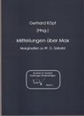Gerhard Köpf - Mitteilungen über Max