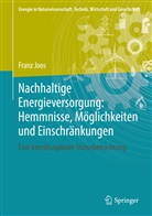 Franz Joos - Nachhaltige Energieversorgung: Hemmnisse, Möglichkeiten und Einschränkungen