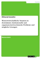 Dilmurad Junsaliev - Wasserwirtschaftliche Situation in Zentralasien. Institutionelle und organisatorisch-technische Probleme und mögliche Lösungen