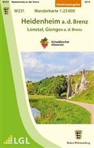 Schwäbische Albverein e V, Schwäbischer Albverein e V, Schwäbischer Albverein e.V. - W231 Heidenheim a.d.Brenz - Lonetal, Giengen a.d.Brenz