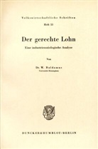 Wilhelm Baldamus - Der gerechte Lohn.