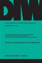 Lambre, Lambrech, H Lambrecht, Hors Lambrecht, Horst Lambrecht, Manf Melzer... - System und Entwicklung der DDR-Wirtschaft.