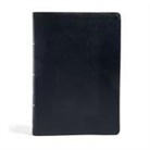 Holman Bible Staff - KJV Super Giant Print Reference Bible, Black Genuine Leather, Indexed