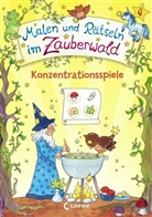 Corina Beurenmeister, Loewe Lernen und Rätseln - Malen und Rätseln im Zauberwald - Konzentrationsspiele