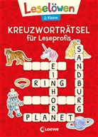 Katrin Merle, Loewe Beschäftigung für Kinder, Loewe Erstlesebücher, Loewe Lernen und Rätseln - Leselöwen Kreuzworträtsel für Leseprofis - 2. Klasse (Rot)