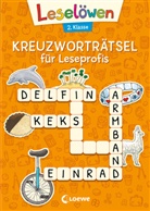 Katrin Merle, Loewe Beschäftigung für Kinder, Loewe Erstlesebücher, Loewe Lernen und Rätseln - Leselöwen Kreuzworträtsel für Erstleser - 2. Klasse (Orange)