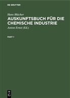 Hans Blücher, Anton Ernst - Auskunftsbuch für die chemische Industrie