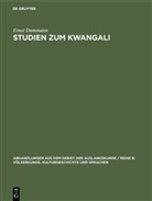 Ernst Dammann - Studien zum Kwangali