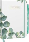Bullet Journal "Leaves" 05 mit original Tombow TwinTone Dual-Tip Marker 86 mint green