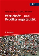 Andreas Behr, Andreas (Prof. Dr. Behr, Andreas (Prof. Dr.) Behr, GÃ¶tz Rohwer, Götz Rohwer, Götz (Prof. Dr. Rohwer - Wirtschafts- und Bevölkerungsstatistik