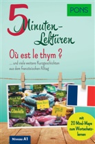 Romain Allais, Xavier Creff - PONS 5-Minuten-Lektüren Französisch A1 - Où est le thym ?