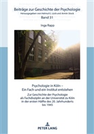 Inga Rapp, Helmut Lück - Psychologie in Köln