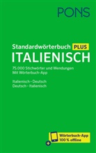 PONS Standardwörterbuch: PONS Standardwörterbuch Plus Italienisch, m.  Buch, m.  Online-Zugang