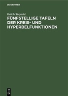 Keiichi Hayashi - Fünfstellige Tafeln der Kreis- und Hyperbelfunktionen