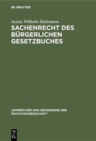 Justus Wilhelm Hedemann - Sachenrecht des Bürgerlichen Gesetzbuches