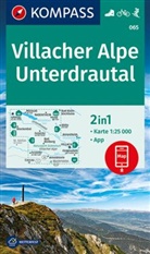 KOMPASS-Karte GmbH, KOMPASS-Karten GmbH, KOMPASS-Karten GmbH, KOMPASS-Karten GmbH - KOMPASS Wanderkarte 065 Villacher Alpe, Unterdrautal 1:25.000