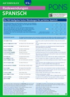 PONS Redewendungen Spanisch auf einen Blick