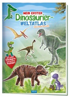 Trötsch Verlag GmbH &amp; Co. KG, Trötsc Verlag GmbH &amp; Co KG, Trötsch Verlag GmbH &amp; Co KG - Mein erster Dinosaurier Weltatlas, Stickerbuch