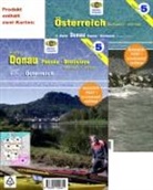 Erhard Jübermann - Jübermann Wassersport-Wanderkarte Österreich / Donau, Passau - Bratislava, 2 Bl.