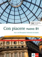 Barbar Bruzzone, Barbara Bruzzone, Adel Finzi, Adele Finzi, Lorenza u a Zorzan - Con piacere nuovo - B1: Kurs- und Übungsbuch Italienisch, m. MP3-CD