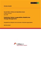 Christian Schmidt - Praktischer Nutzen ausgewählter Modelle des Change-Managements