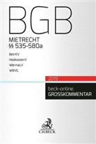 Beate Gsell, Beat Gsell (Dr.), Beate Gsell (Dr.), Wolfgang Krüger, Wolfgang Krüger (Dr.) u a, Stephan Lorenz... - BGB Mietrecht §§ 535-580a, Kommentar
