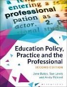 Jane Bates, Bates Jane, Sue Lewis, Lewis Sue, Andy Pickard - Education Policy, Practice and the Professional